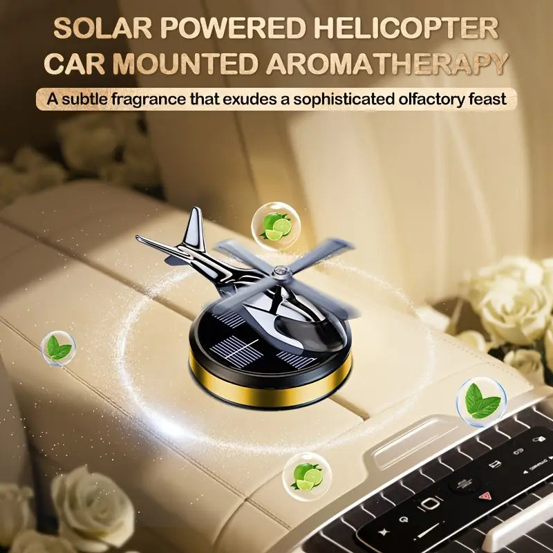 SOLAR HELICOPTER WITH AIR FRESHNER
