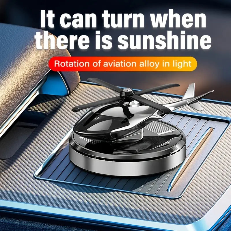 SOLAR HELICOPTER WITH AIR FRESHNER